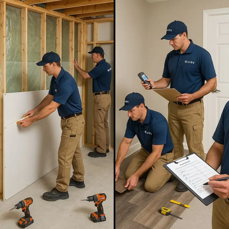 Repairs and Reconstruction process in Fox Run, PA