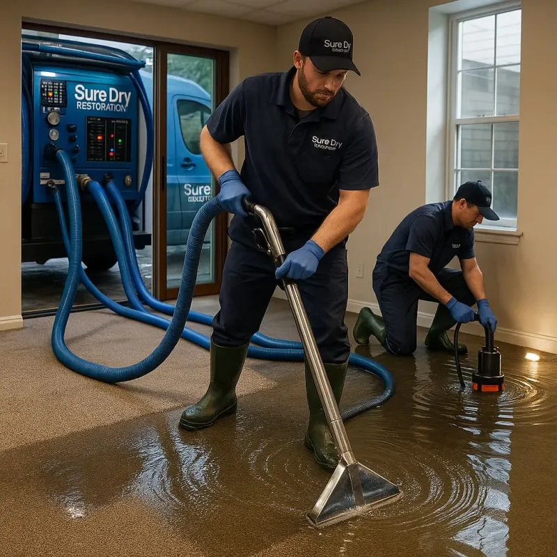 Water Extraction and Removal process in Fox Run, PA